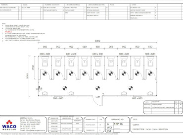 3x9m Female Ablution